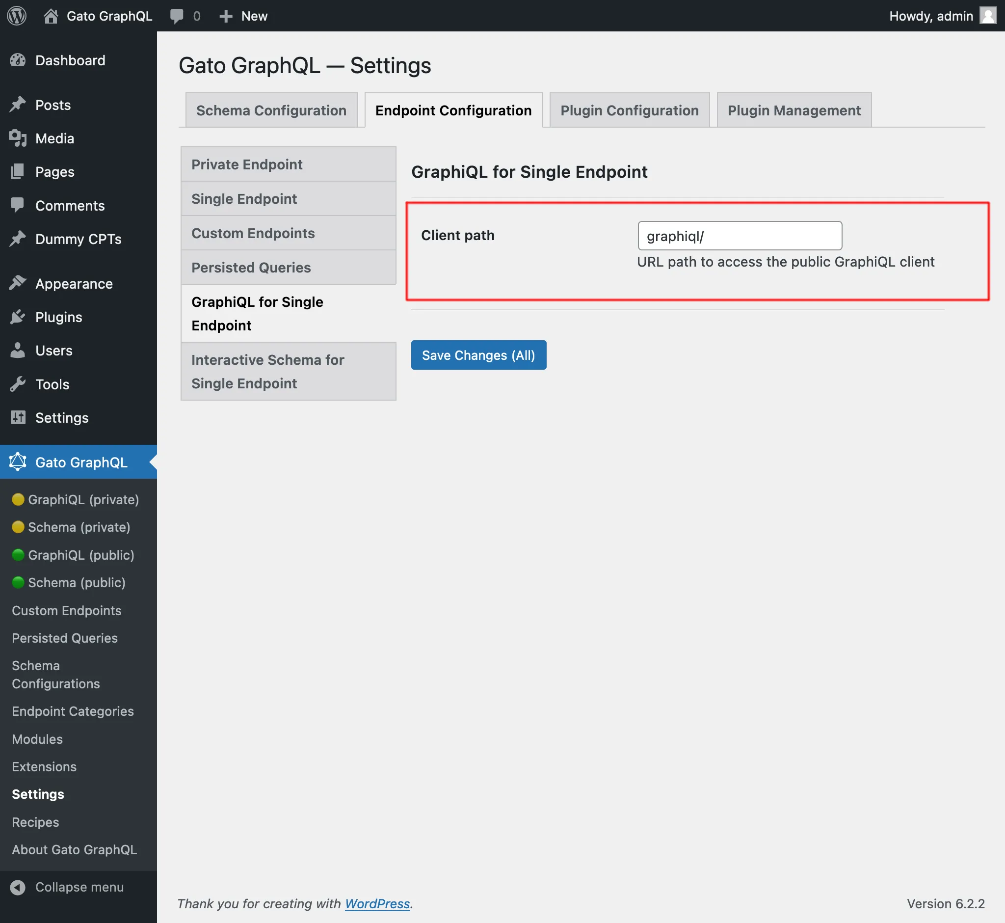 GraphiQL 客户端的路径