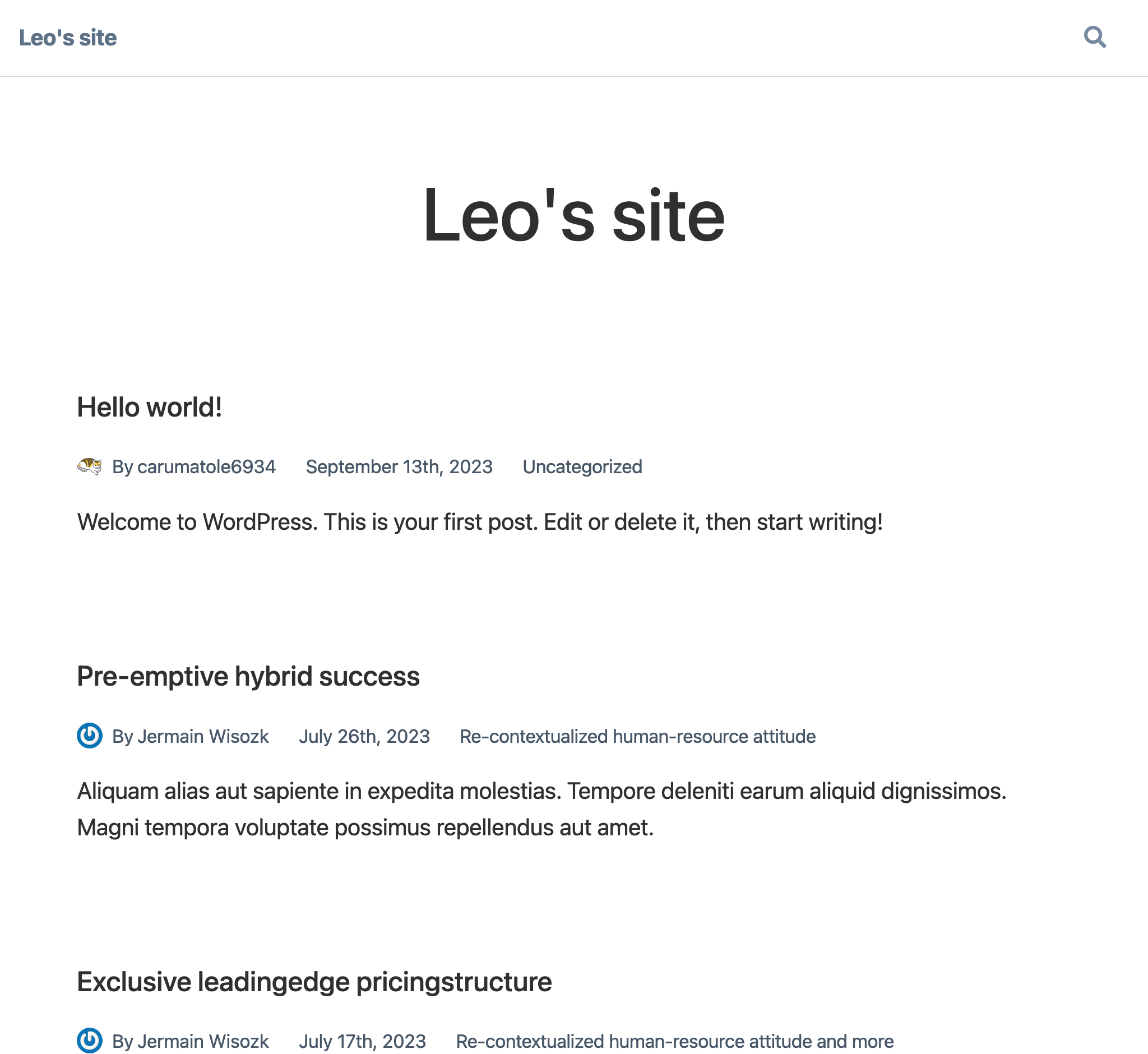 使用面向 Gato GraphQL 的 Next.js WordPress 起始模板构建的网站